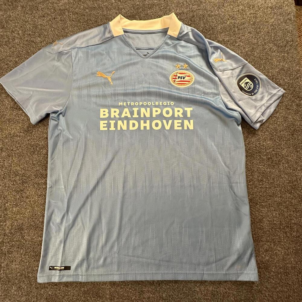 Puma PSV Eindhoven 2022 Away‎ Jersey XL Brainport Light Blue DryCell Q-30